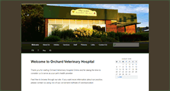 Desktop Screenshot of orchardvetvt.com